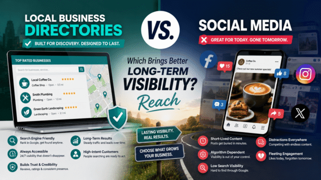 Local Business Directories vs. Social Media: Which Brings Better Long-Term Visibility?